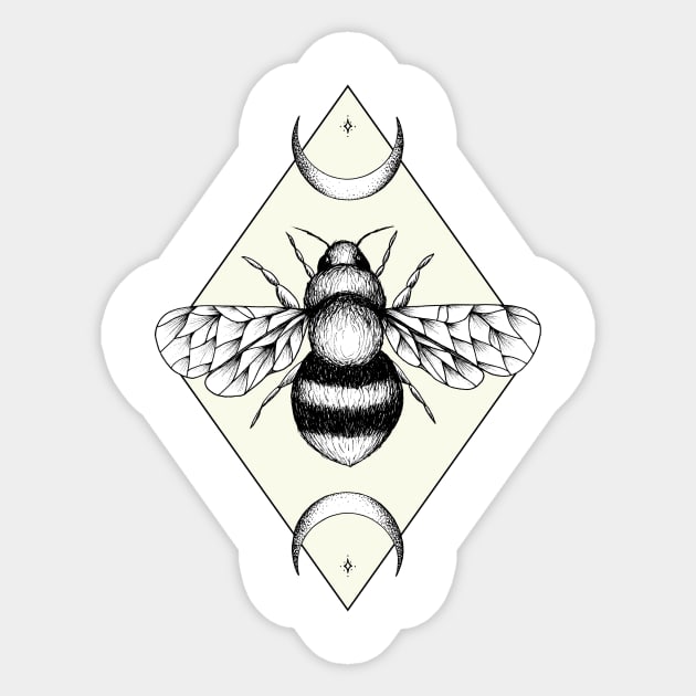 Bee Confident Sticker by Barlena